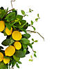 Lemons and Assorted Foliage Spring Wreath 20" Image 2
