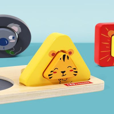 LEO &amp; FRIENDS Animal Shape Puzzle Image 1