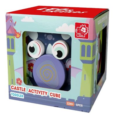 Leo &amp; Friends Wooden Castle Cube Image 1