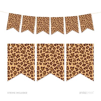 Leopard Cheetah Banner - 4 x 5.5 Inch Image 1