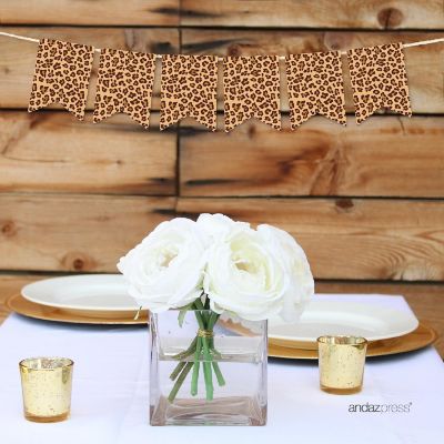 Leopard Cheetah Banner - 4 x 5.5 Inch Image 1