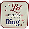 Let Freedom Ring Americana Metal Wall Sign - 11.75" Image 1