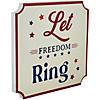 Let Freedom Ring Americana Metal Wall Sign - 11.75" Image 3