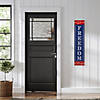 Let Freedom Ring Patriotic Wooden Porch Sign - 36" Image 1