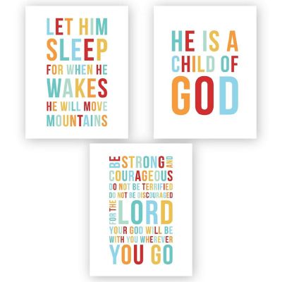 Let Him Sleep Mountain Quote 8.5x11in Image 1