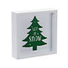 Let It Snow And Happy Winter Sign (Set Of 6) 6"Sq Mdf Image 1