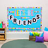 Let&#8217;s Be Friends Beaded Bracelet Classroom Bulletin Board Set - 92 Pc. Image 1