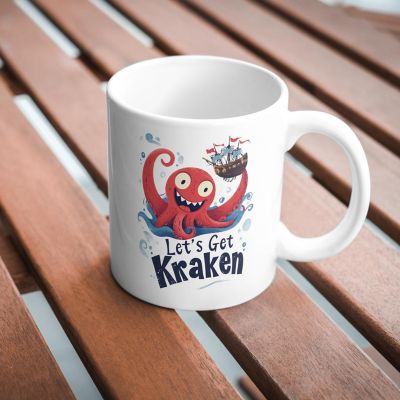 Let_s Get Kraken Mug by Dancing Littles Jungle Image 2