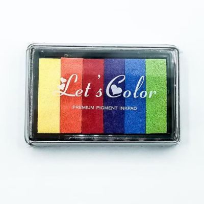 Let's Color Rainbow Ink Pad Image 1