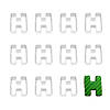 Letter H Cookie Cutters Image 1