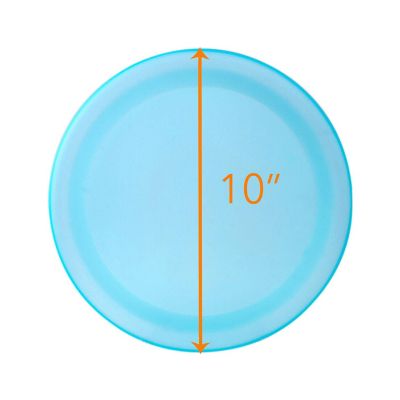 Lexi Home 10in Plastic Dinner ,6pc Image 2