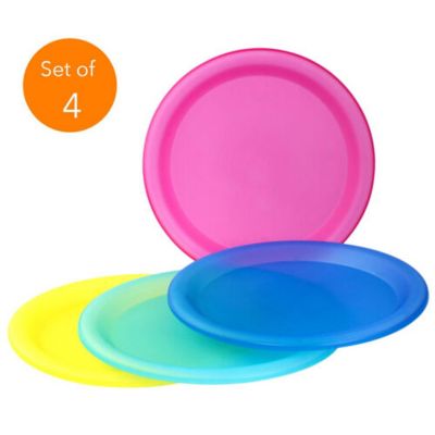 Lexi Home 10in Plastic Dinner Plates,6pc Image 2