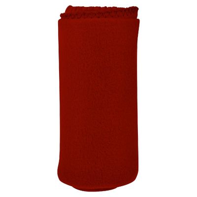 LEXI HOME 24PC Red 50x60 FLEECE THROW Image 1