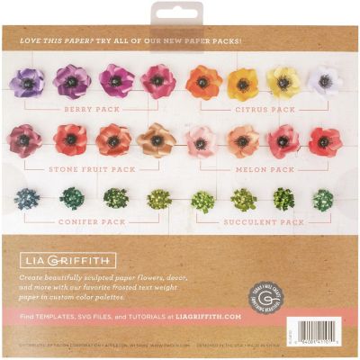 Lia Griffith Frosted Craft Tissue Paper 12&quot;X12&quot; 20/Pkg-Melon-Pinks Image 1