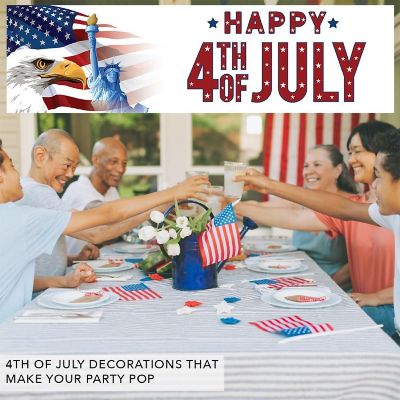 Liberty &amp; Eagle July 4 - 13 x 48 Inch Image 2