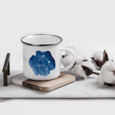 Libra Zodiac 11oz Campfire Mug Image 1