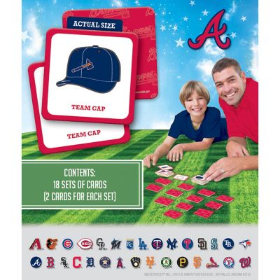 Licensed MLB Atlanta Braves Matching Game for Kids and Families Image 3