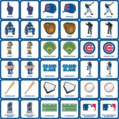 Licensed MLB Chicago Cubs Matching Game for Kids and Families Image 2