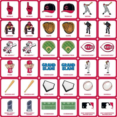 Licensed MLB Cincinnati Reds Matching Game for Kids and Families Image 2