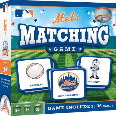 Licensed MLB New York Mets Matching Game for Kids and Families Image 1
