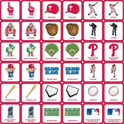 Licensed MLB Philadelphia Phillies Matching Game for Kids and Families Image 2