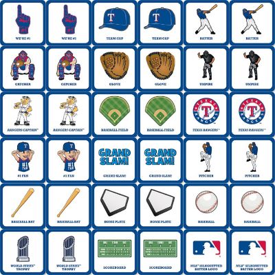 Licensed MLB Texas Rangers Matching Game for Kids and Families Image 3