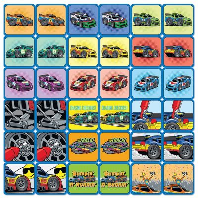 Licensed NASCAR Matching Game for Kids and Families Image 2
