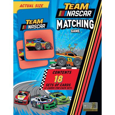 Licensed NASCAR Matching Game for Kids and Families Image 3