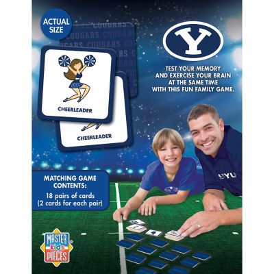 Licensed NCAA BYU Cougars Matching Game for Kids and Families Image 3