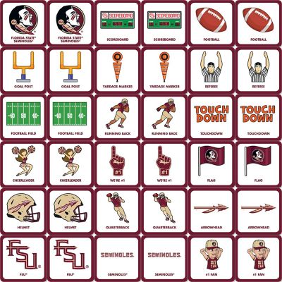Licensed NCAA Florida State Seminoles Matching Game for Kids and Families Image 2