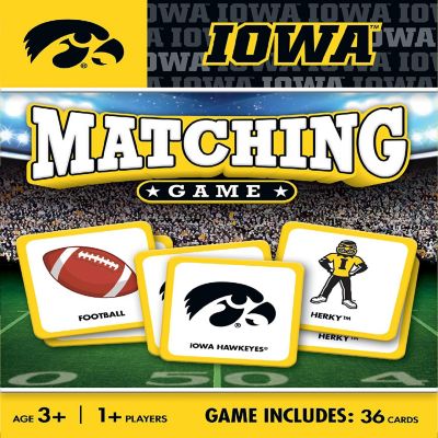 Licensed NCAA Iowa Hawkeyes Matching Game for Kids and Families Image 1