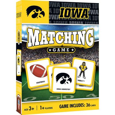 Licensed NCAA Iowa Hawkeyes Matching Game for Kids and Families Image 1