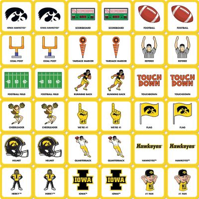 Licensed NCAA Iowa Hawkeyes Matching Game for Kids and Families Image 2