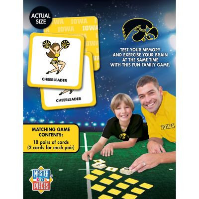 Licensed NCAA Iowa Hawkeyes Matching Game for Kids and Families Image 3