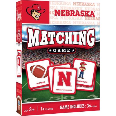 Licensed NCAA Nebraska Cornhuskers Matching Game for Kids and Families Image 1