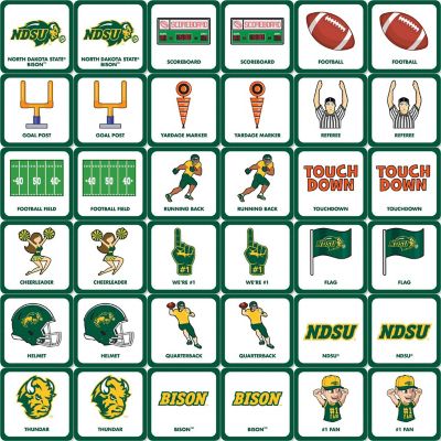 Licensed NCAA North Dakota State Bison Matching Game for Kids and Families Image 2