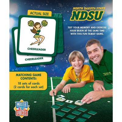 Licensed NCAA North Dakota State Bison Matching Game for Kids and Families Image 3