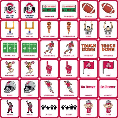 Licensed NCAA Ohio State Buckeyes Matching Game for Kids and Families Image 2