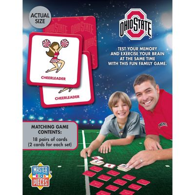 Licensed NCAA Ohio State Buckeyes Matching Game for Kids and Families Image 3