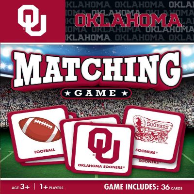 Licensed NCAA Oklahoma Sooners Matching Game for Kids and Families Image 1