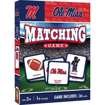 Licensed NCAA Ole Miss Rebels Matching Game for Kids and Families Image 1