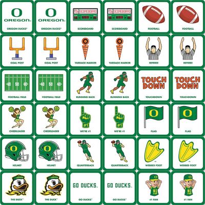 Licensed NCAA Oregon Ducks Matching Game for Kids and Families Image 2