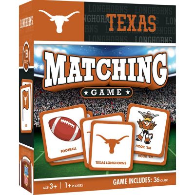 Licensed NCAA Texas Longhorns Matching Game for Kids and Families Image 1