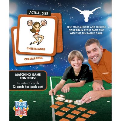 Licensed NCAA Texas Longhorns Matching Game for Kids and Families Image 3