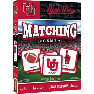 Licensed NCAA Utah Utes Matching Game for Kids and Families Image 1