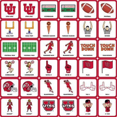 Licensed NCAA Utah Utes Matching Game for Kids and Families Image 2