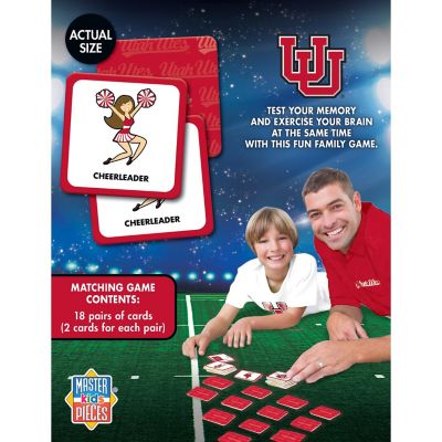 Licensed NCAA Utah Utes Matching Game for Kids and Families Image 3