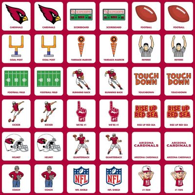 Licensed NFL Arizona Cardinals Matching Game for Kids and Families Image 2