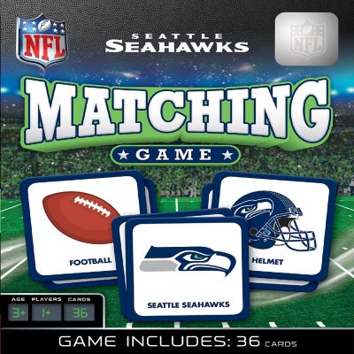 Licensed NFL Seattle Seahawks Matching Game for Kids and Families Image 1