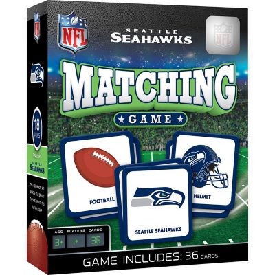 Licensed NFL Seattle Seahawks Matching Game for Kids and Families Image 1